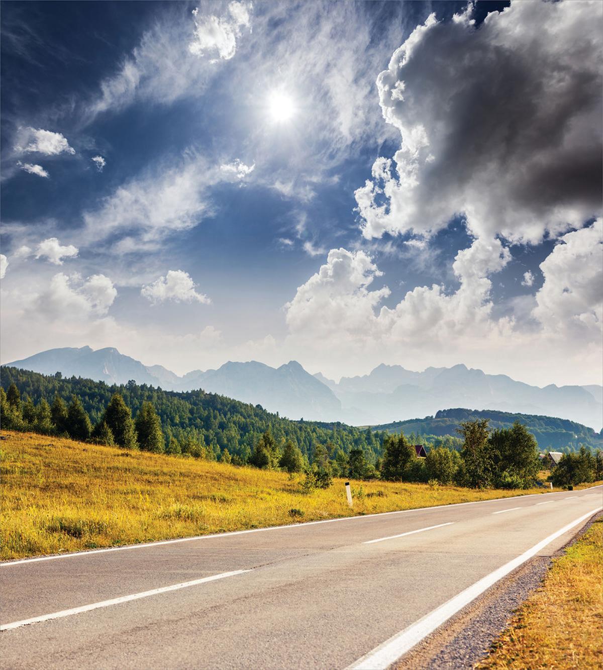 Road Hot Sunny Road — Pattern