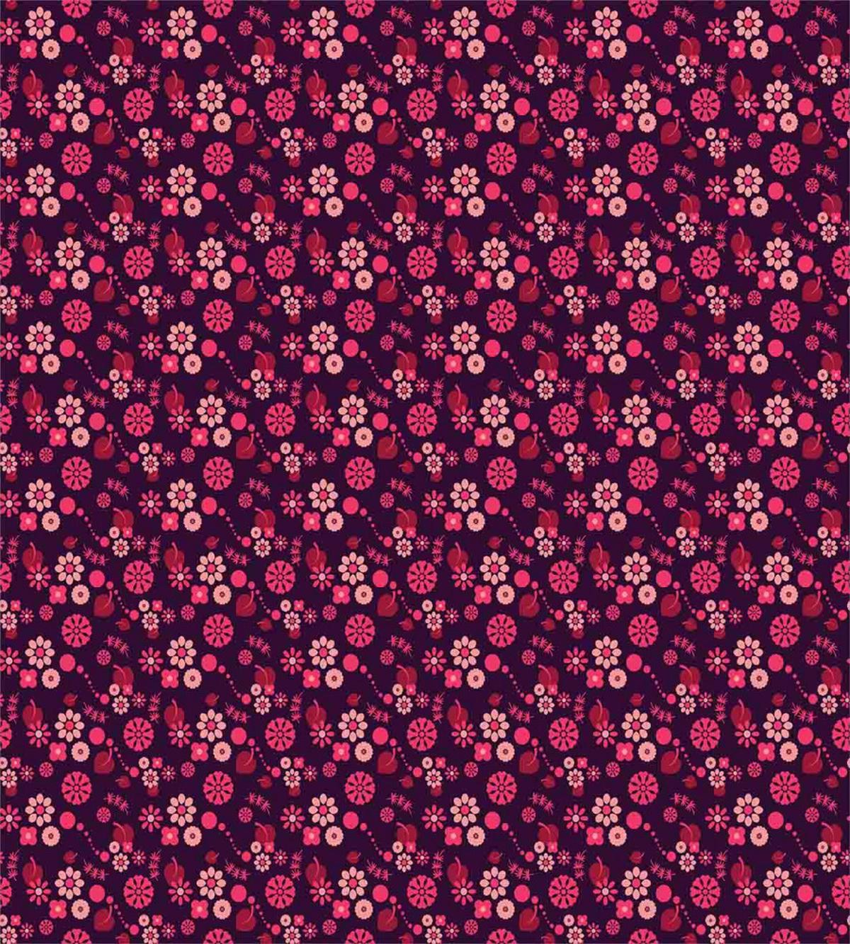 Flower Blooms Abstract — Pattern