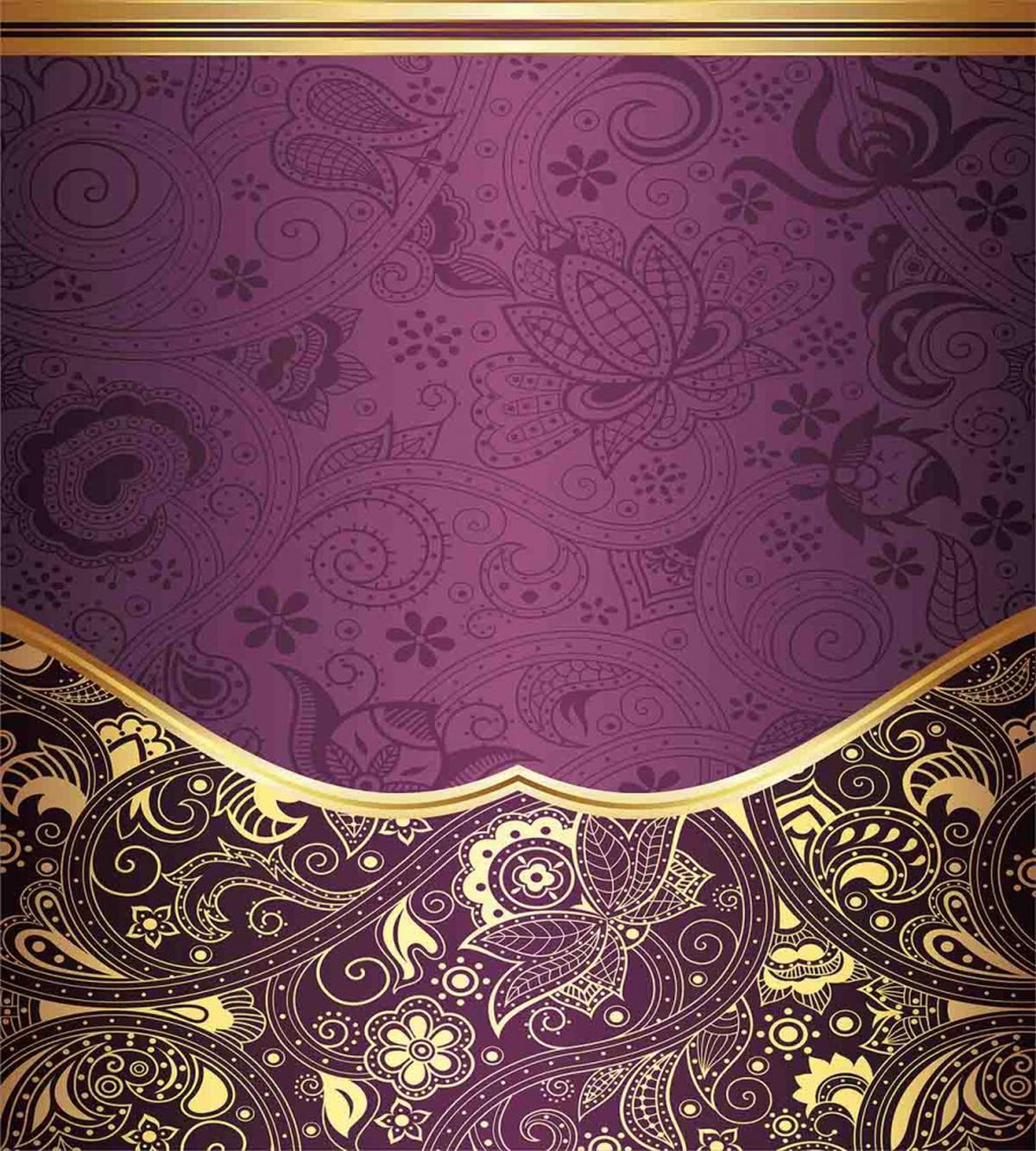 Oriental Floral Swirls — Pattern
