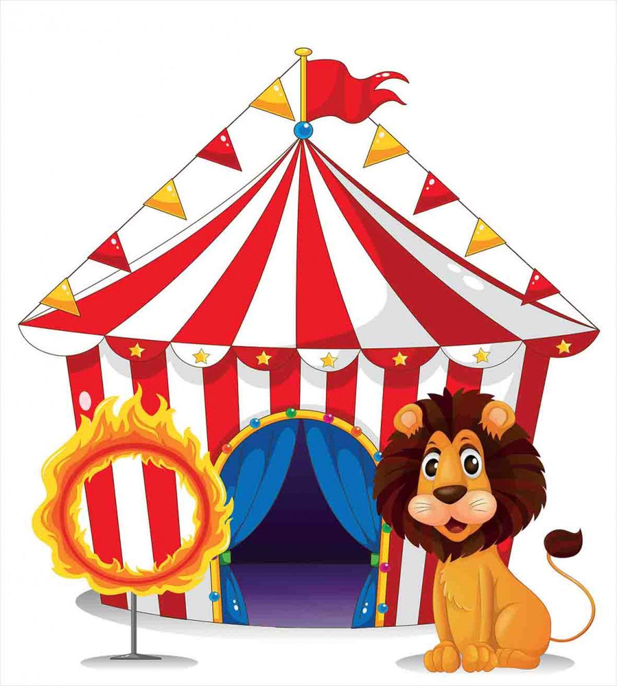 Lion and a Fire Ring — Pattern