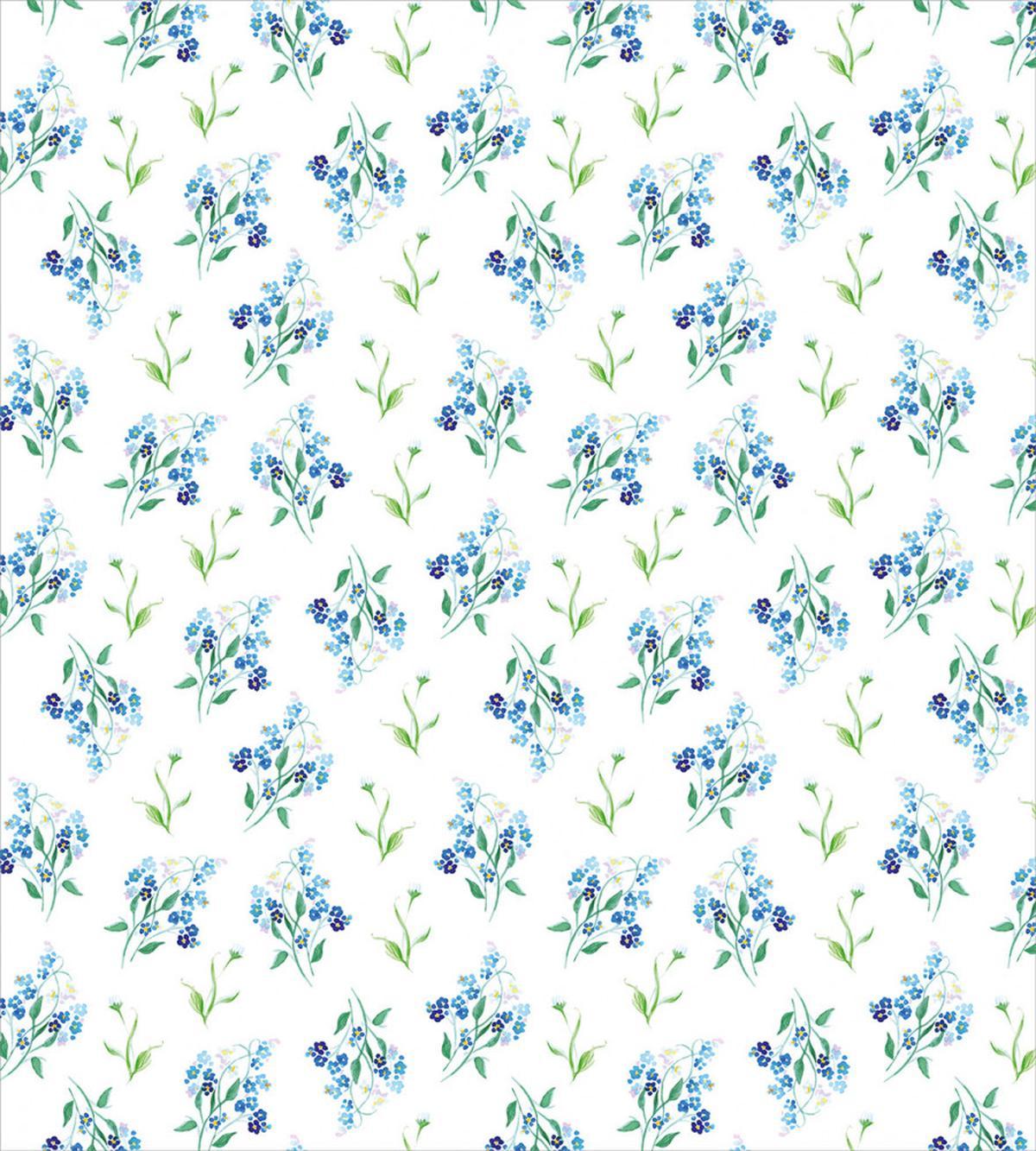 Flowers Forget Me Nots Art — Pattern