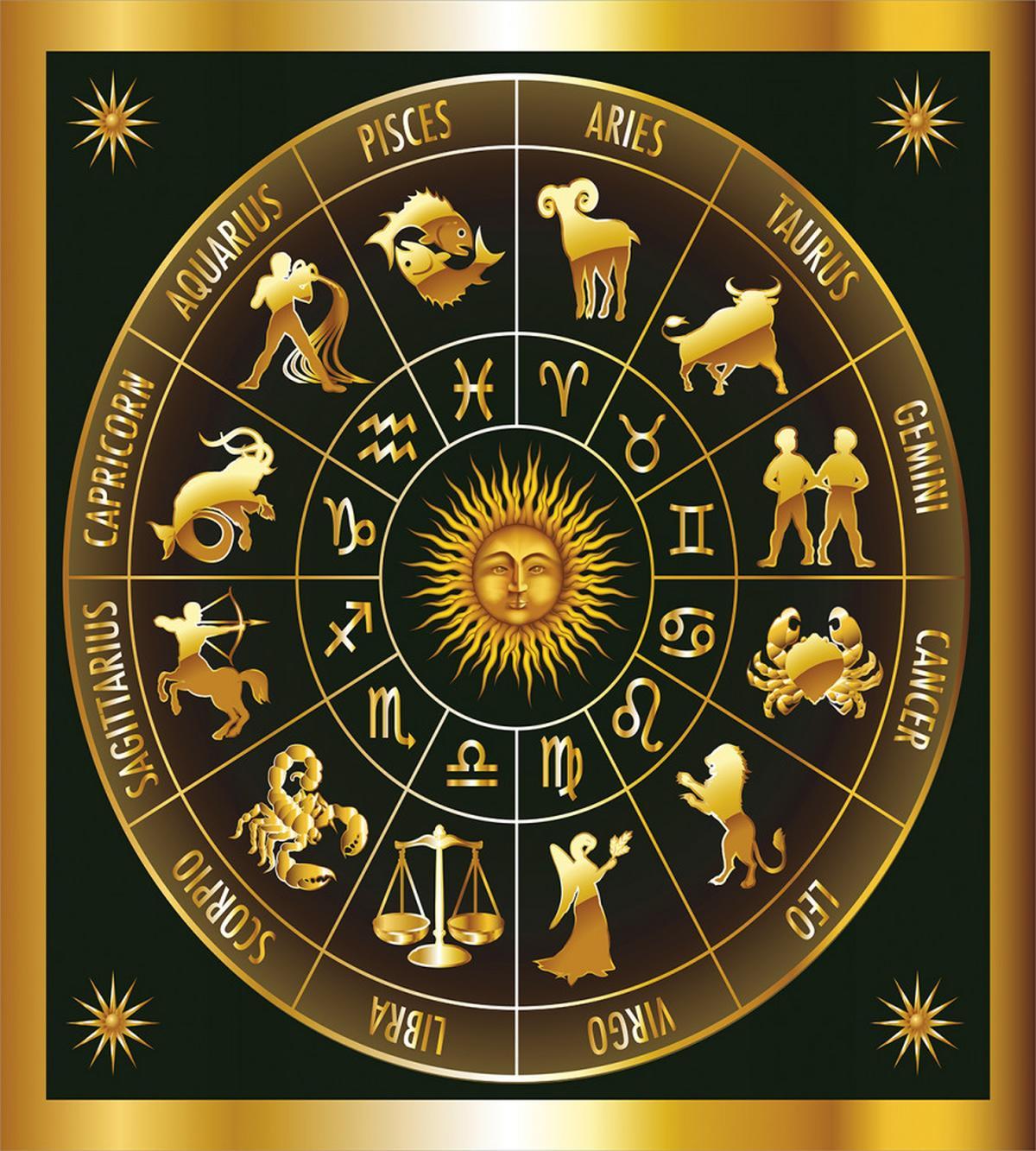Signs Circle Sun Moon — Pattern