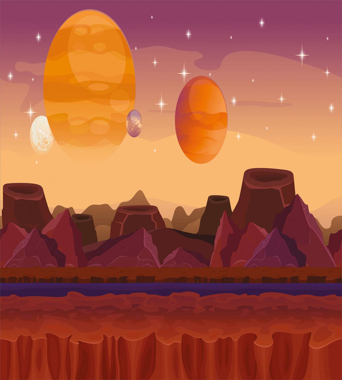 Planetary Graphic — Pattern