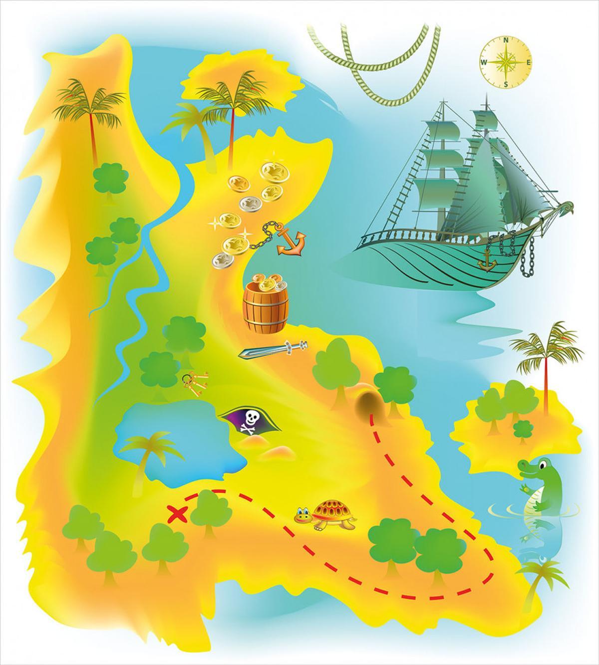 Map of a Treasure Island — Pattern