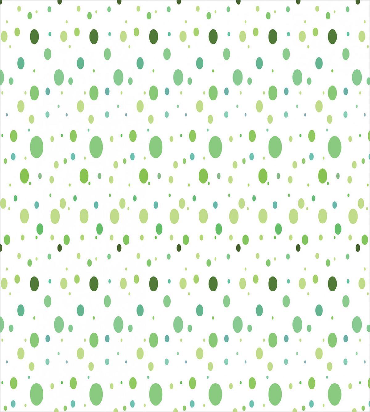 Green Toned Polka Dots — Pattern
