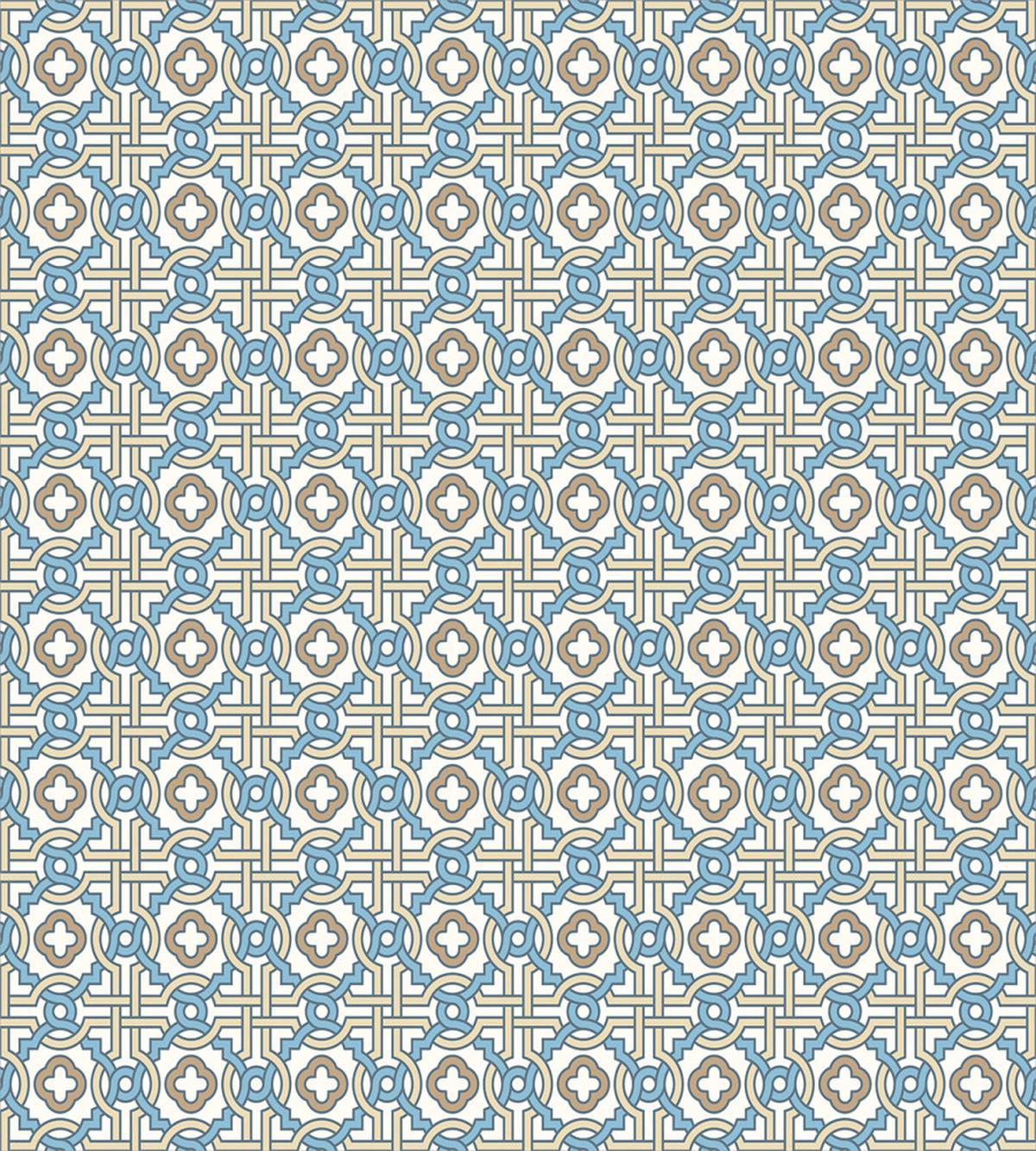 Circular Star Tile Motif — Pattern