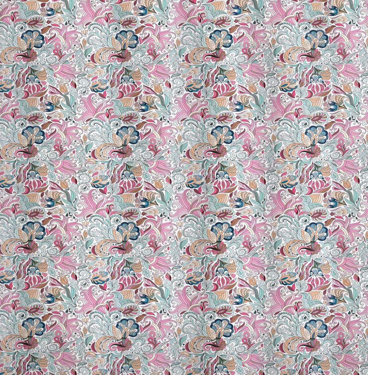 Doodle Ethnic Art Flourish Motif — Pattern