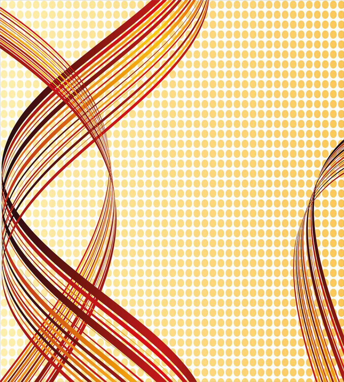 Abstract Curvy Stripes — Pattern