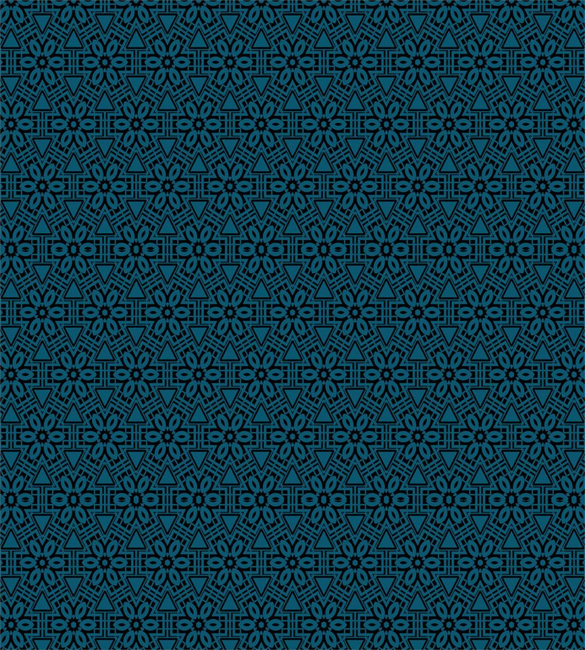 Dark Tones Flowers Lattice — Pattern