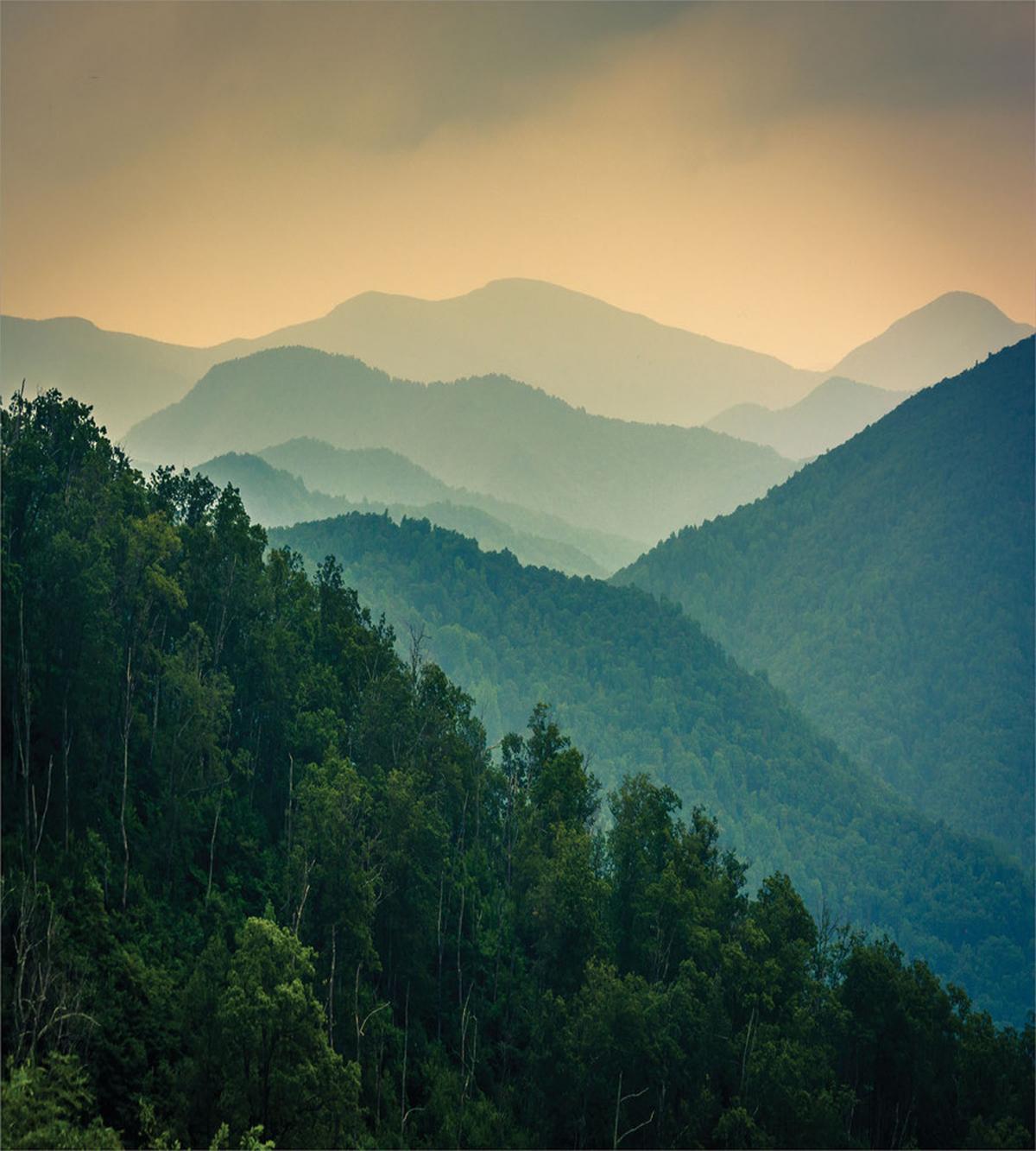 Mountain Ridges Scenery — Pattern