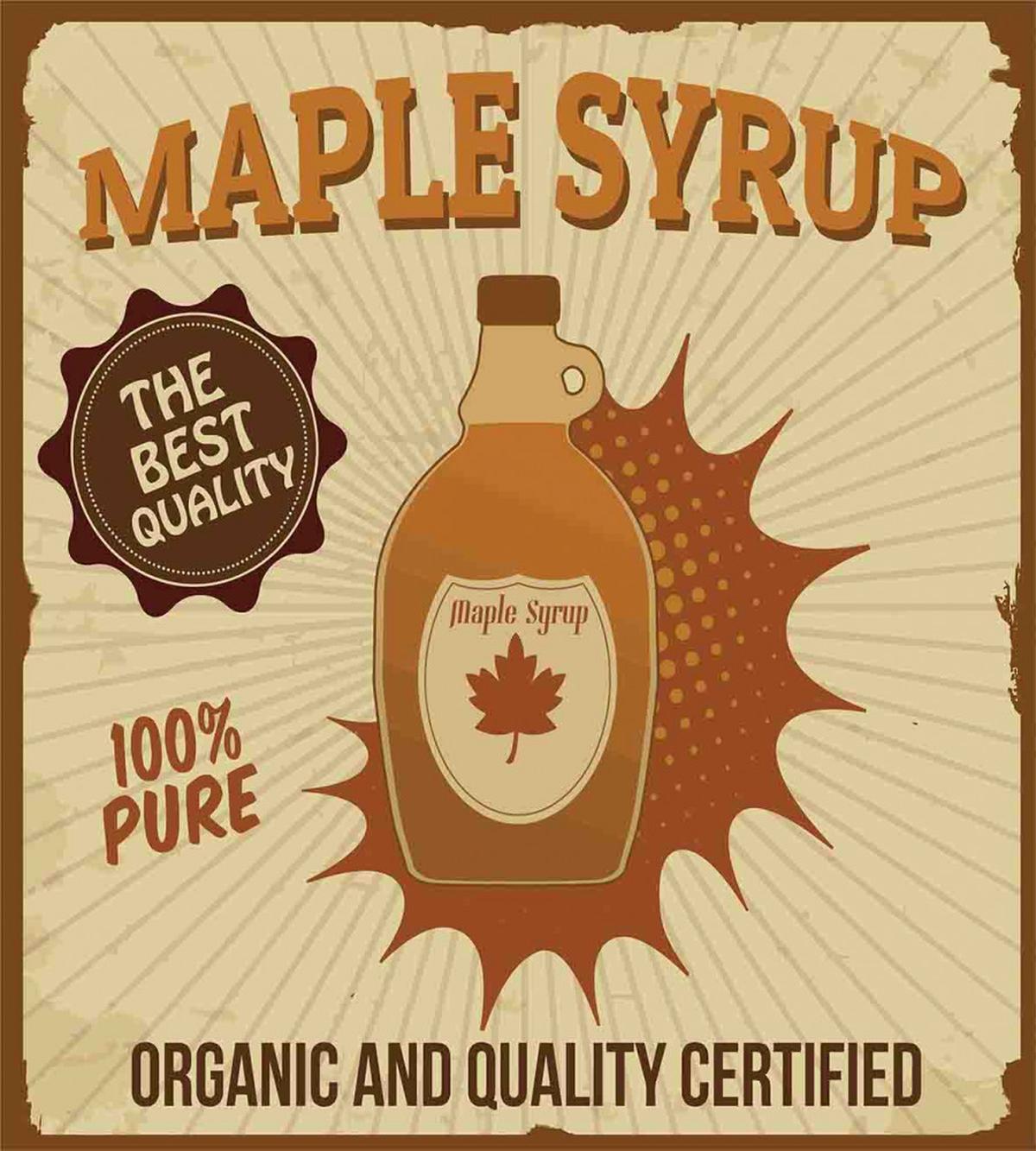 Maple Syrup with Stripes — Pattern