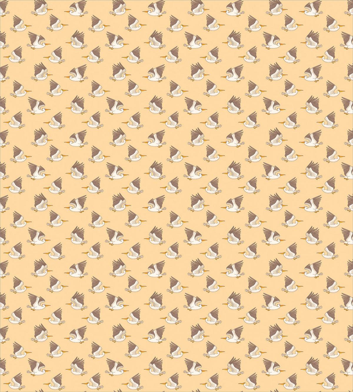 Funny Pelicans Illustration — Pattern