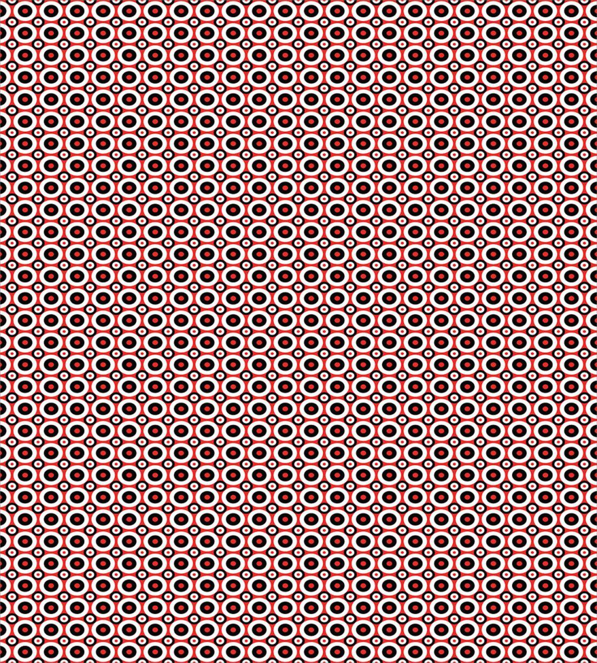 Concentric Tricolor Rounds — Pattern