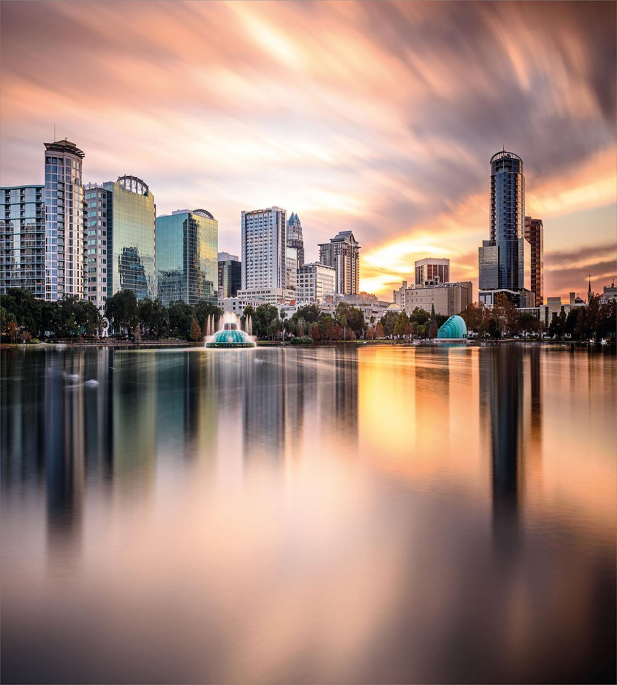 Downtown City Skyline — Pattern