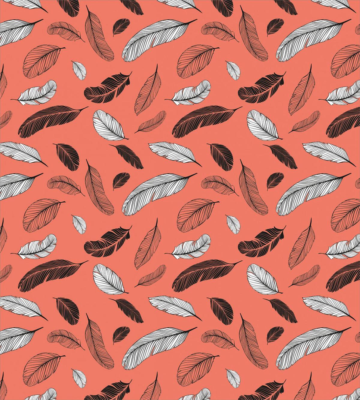 Bohemian Hand Drawn Feathers — Pattern