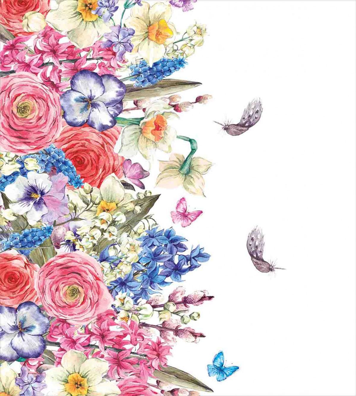 Vivid Floral Nature — Pattern