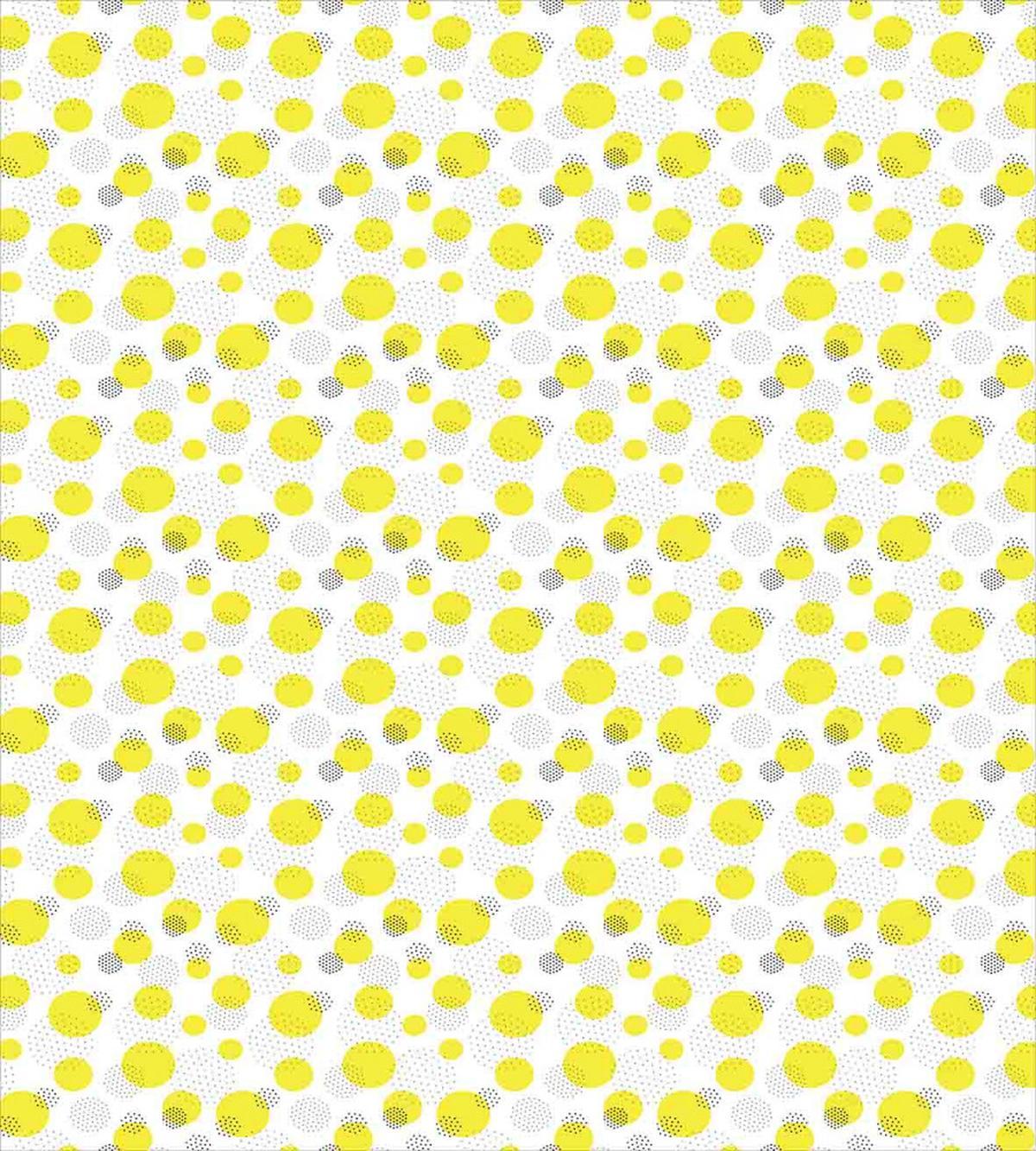 Yellow Spots Small Dots — Pattern