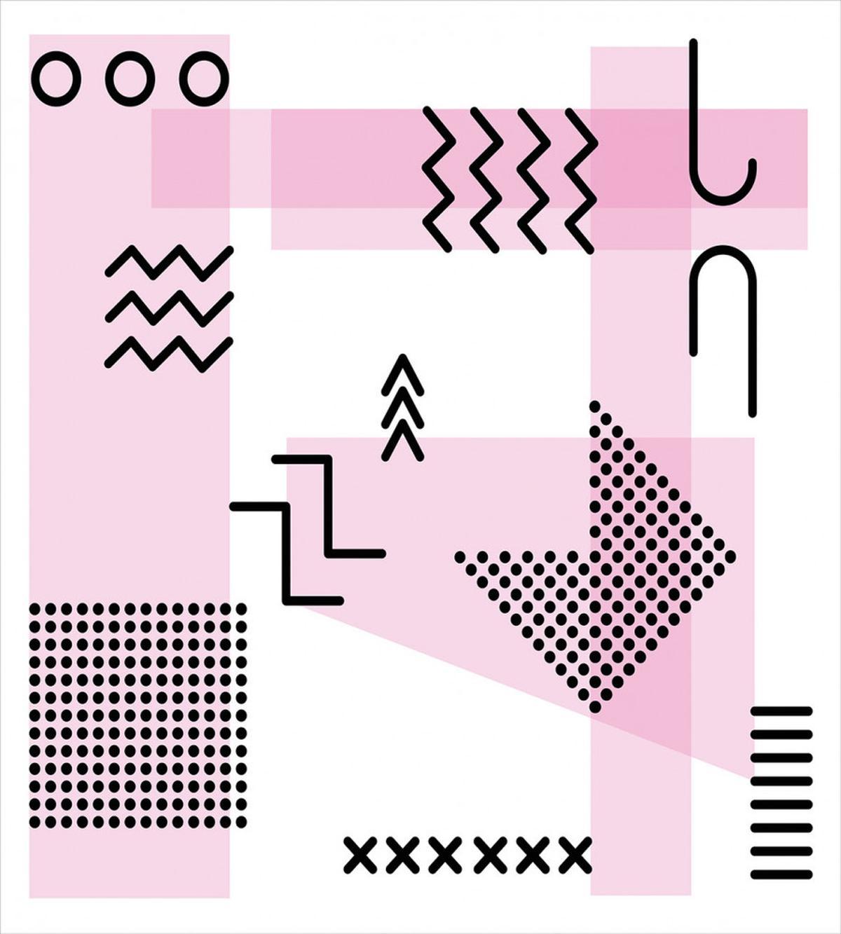Memphis Retro Doodle Art — Pattern
