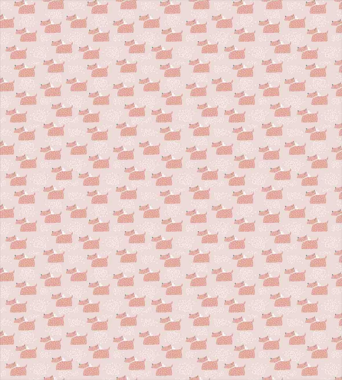 Abstract Puppy Dogs with Dots — Pattern