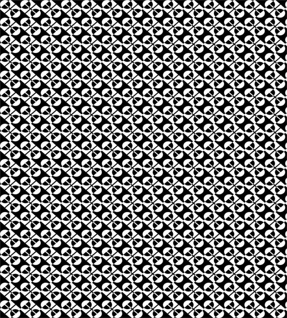 Contrast Circles Squares — Pattern