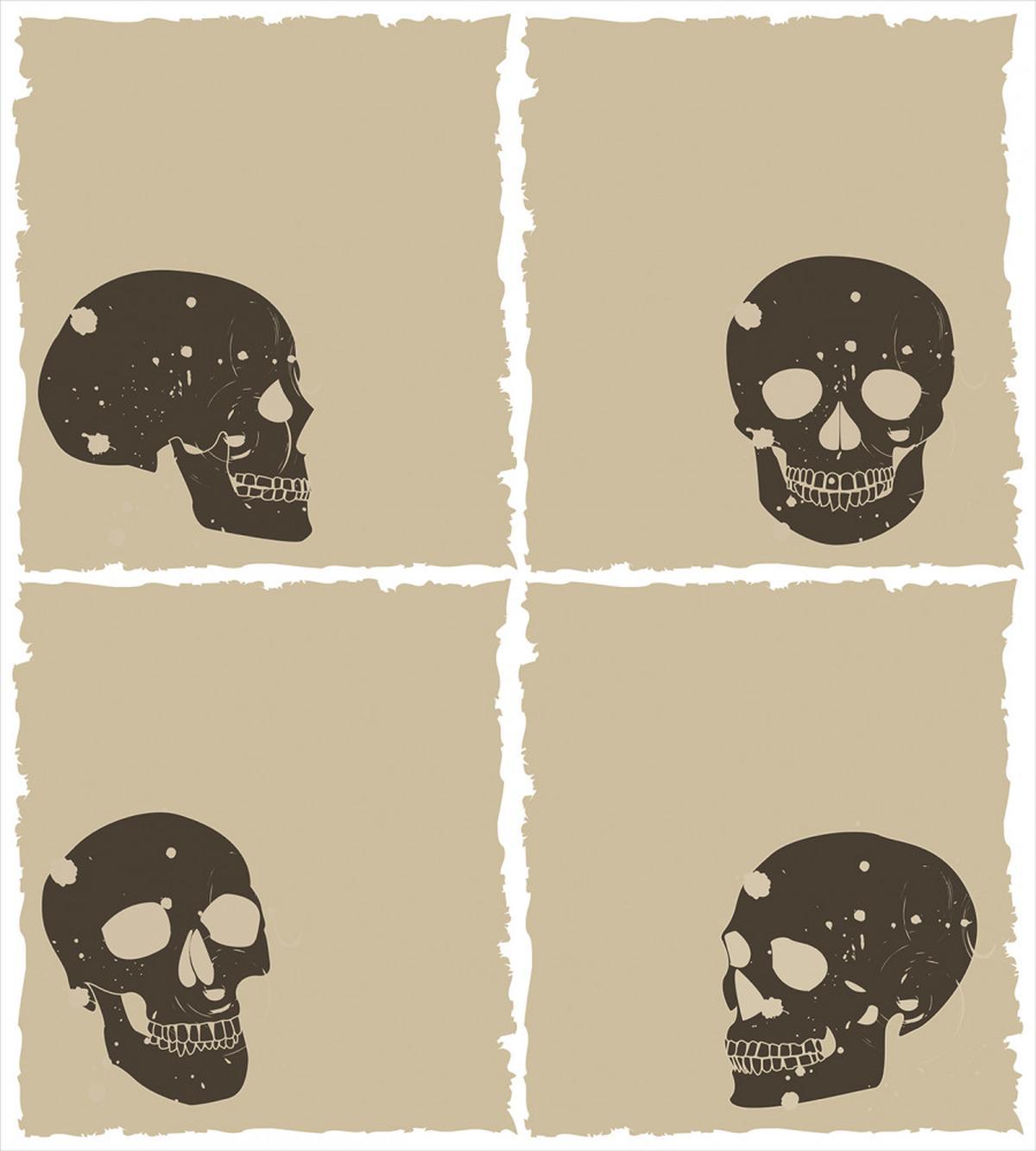 Halloween Skulls Spooky — Pattern