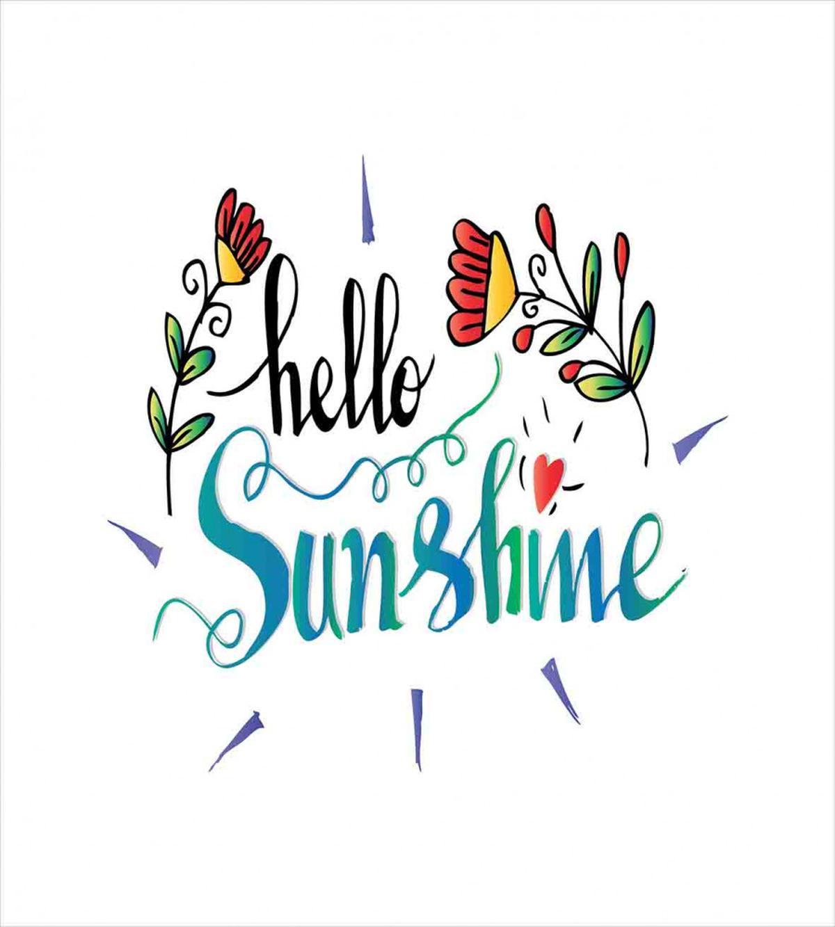 Hello Sunshine with Flower — Pattern
