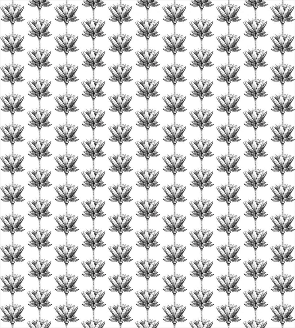 Monochrome China Flora — Pattern