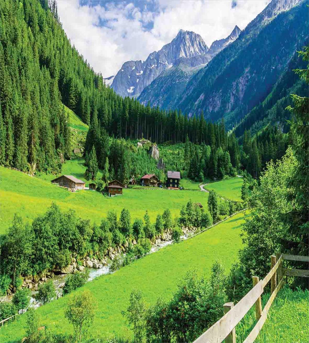 Alpine Scenery Pastoral — Pattern