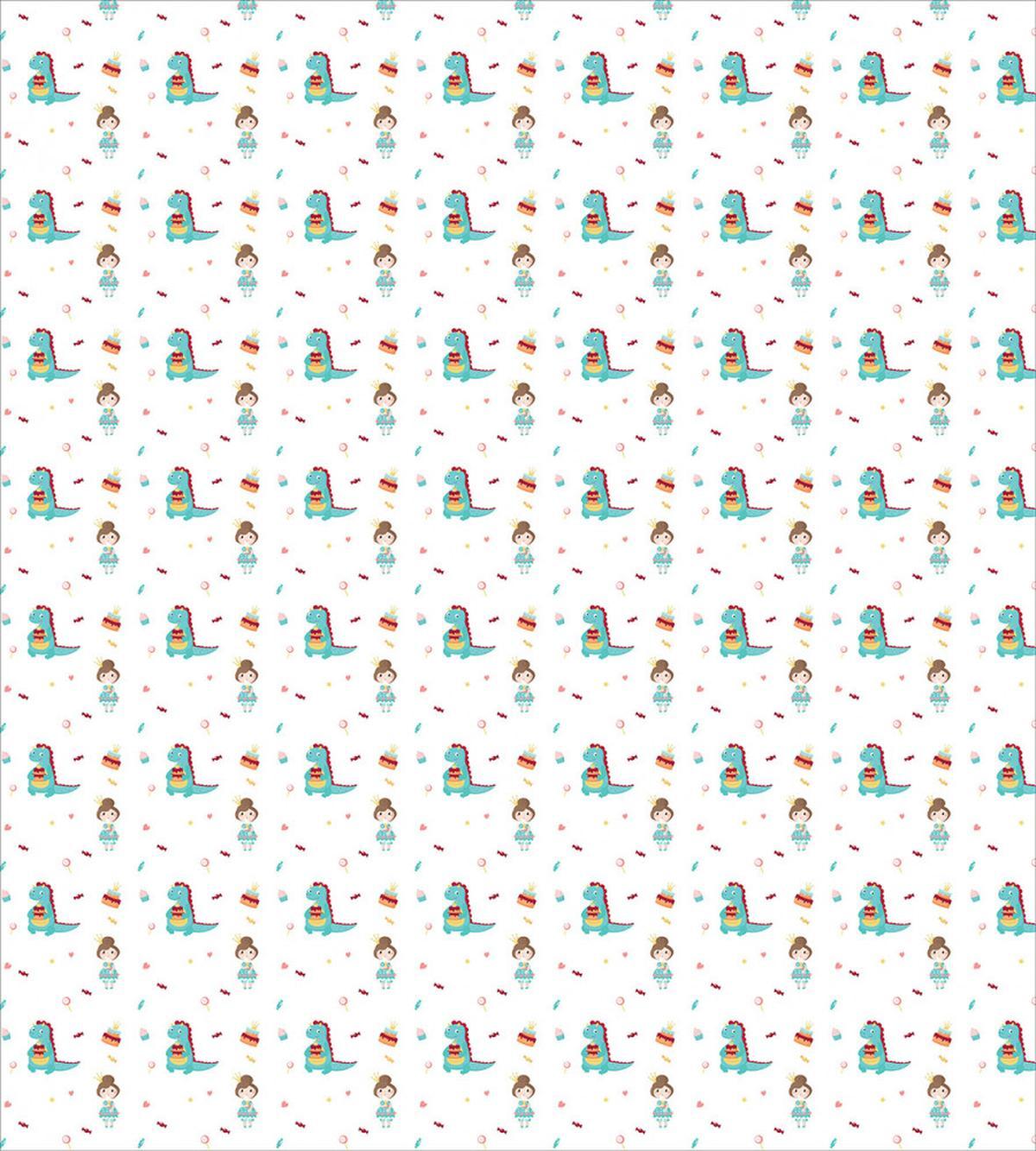 Birthday T-Rex and Princess — Pattern
