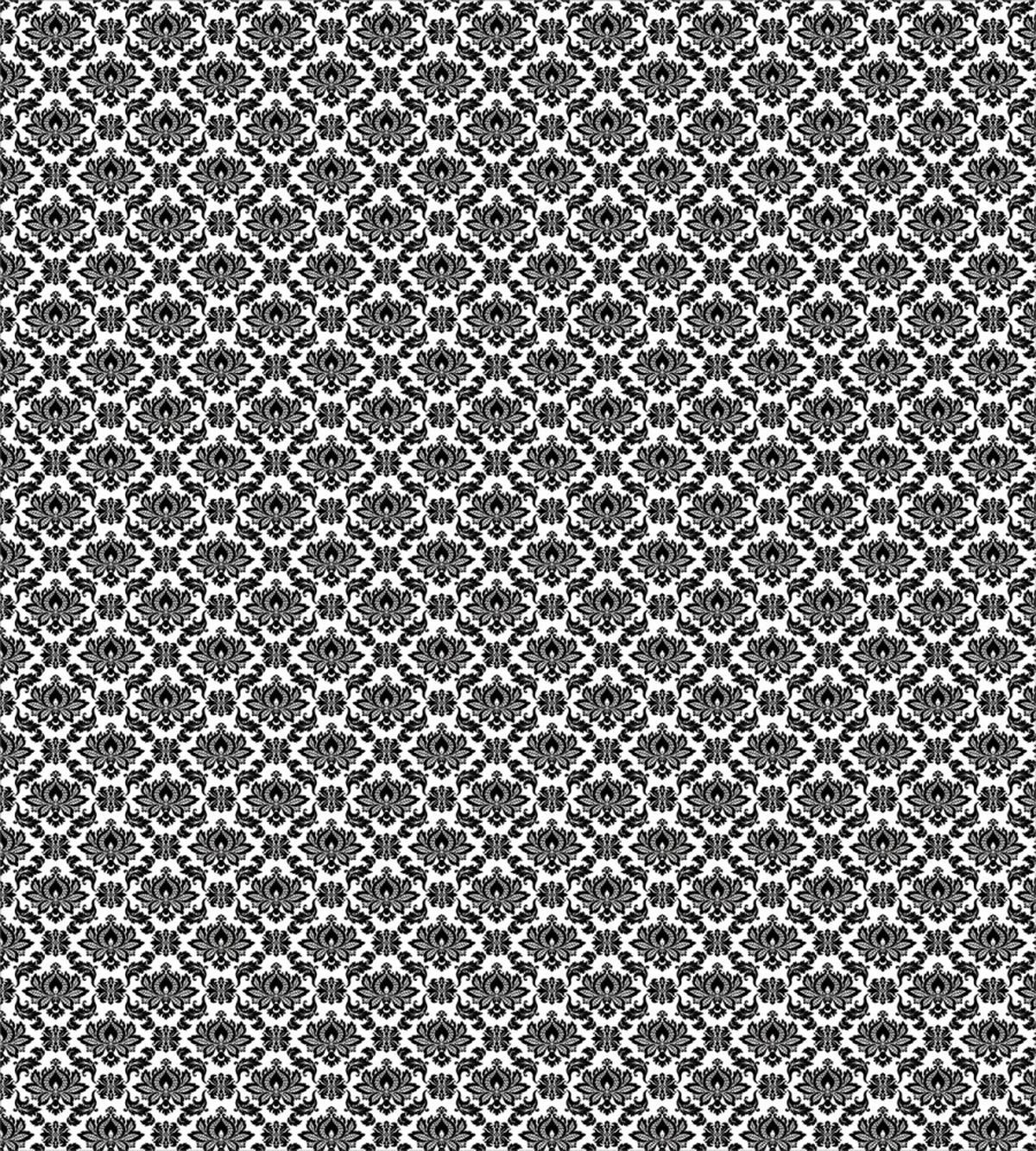 Baroque Monochrome Art — Pattern