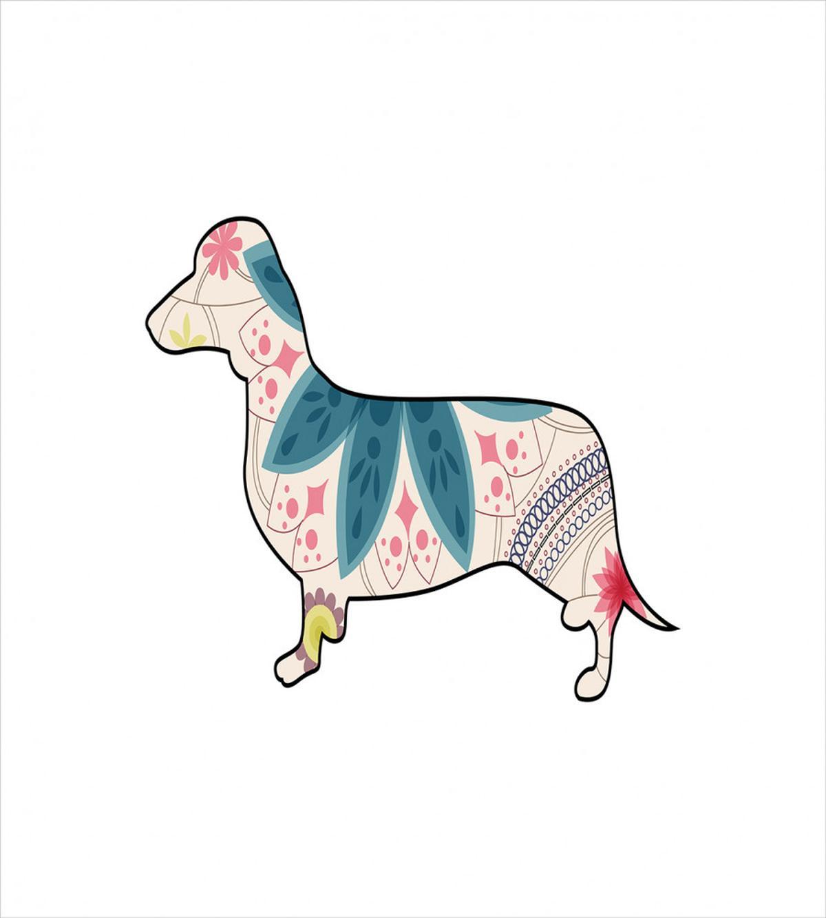 Floral Puppy — Pattern