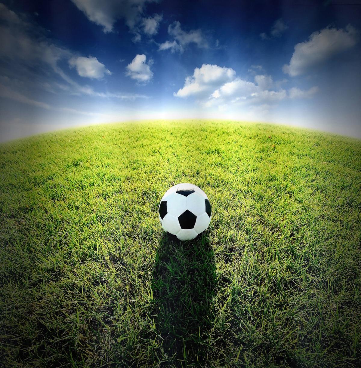 Soccer Ball on a Grassy Hill — Pattern