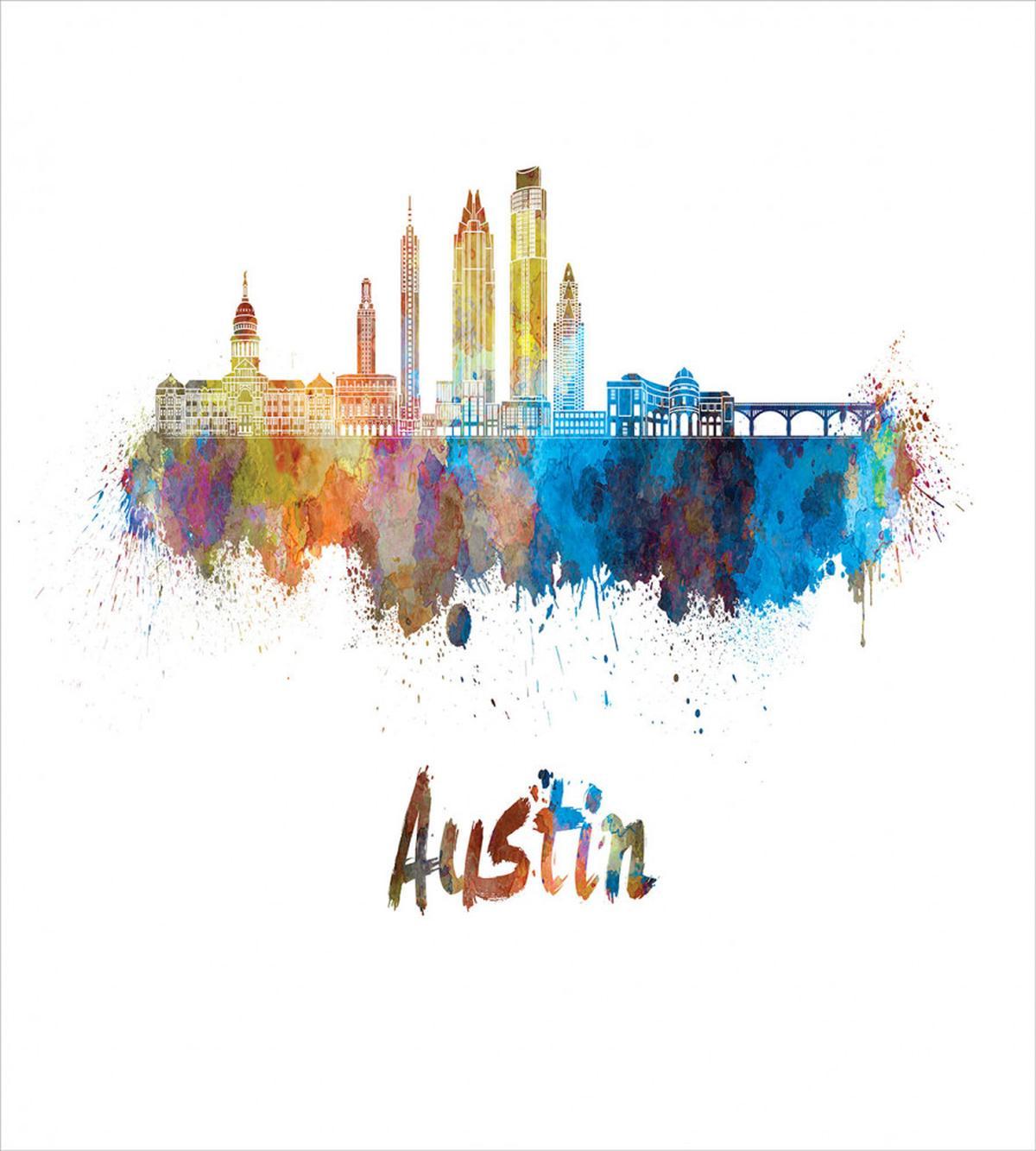 Typographic Paint Splatters — Pattern