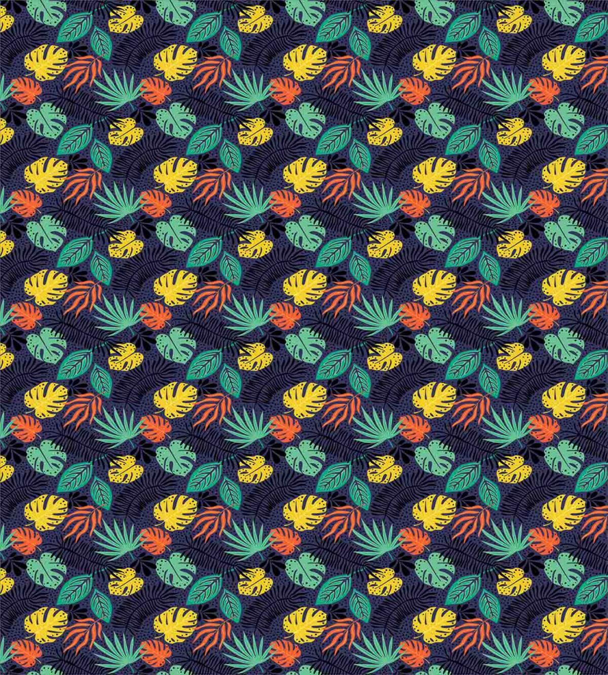 Colorful Tropical Foliage — Pattern