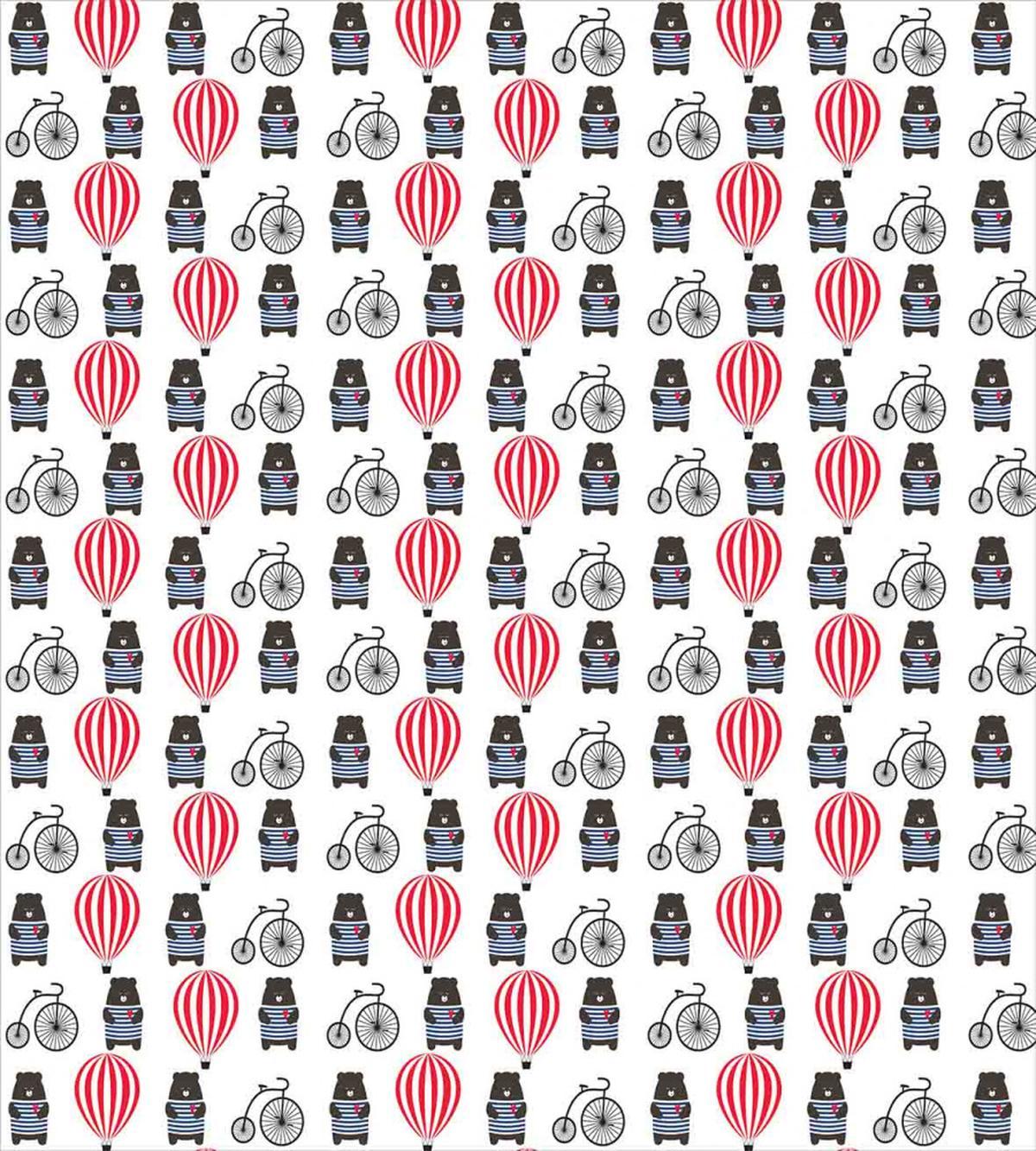 Sad Animal with Balloon Retro — Pattern