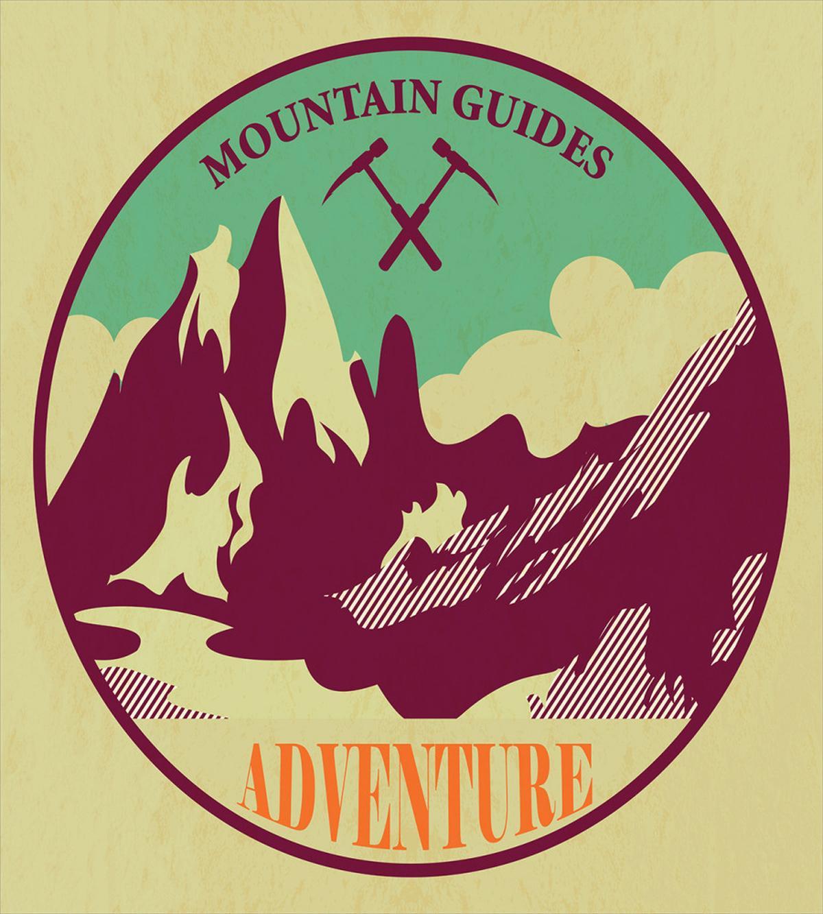 Trekking Camping Art — Pattern
