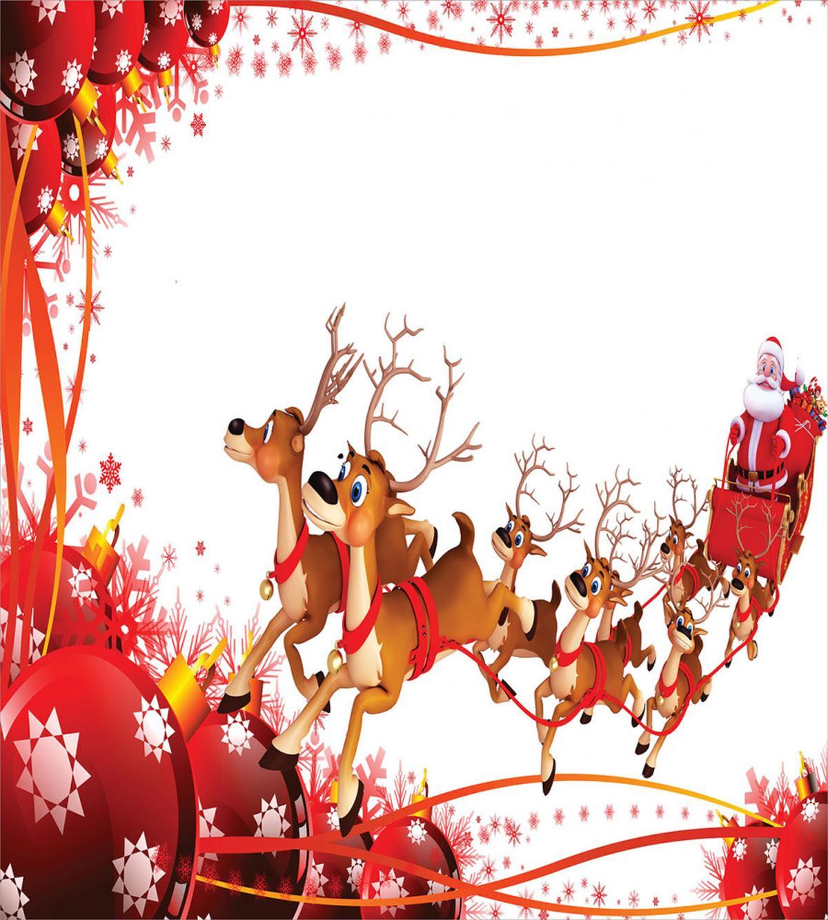 Xmas Balls and Reindeers — Pattern