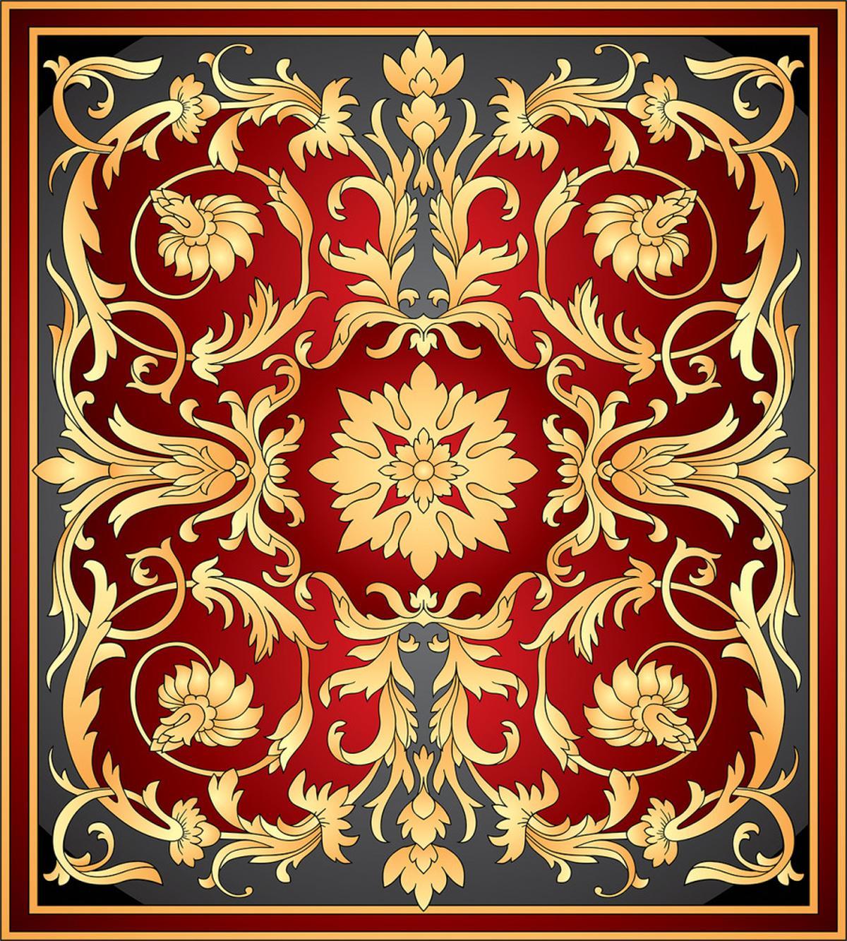 Spiral Foliage — Pattern