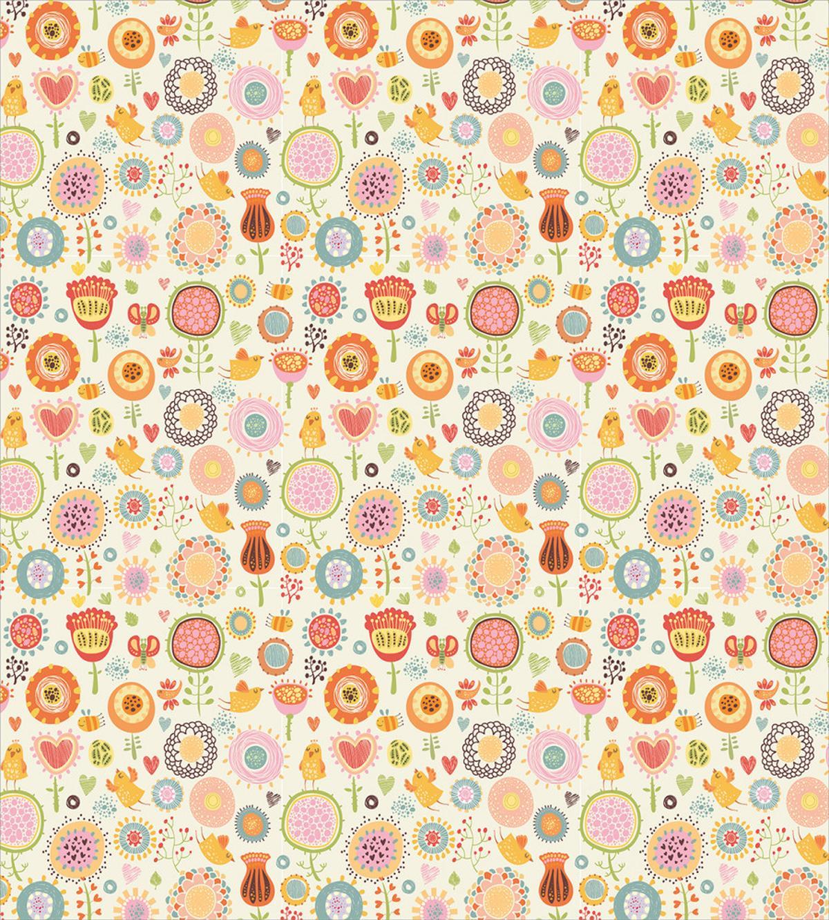 Flowers Singing Birds — Pattern