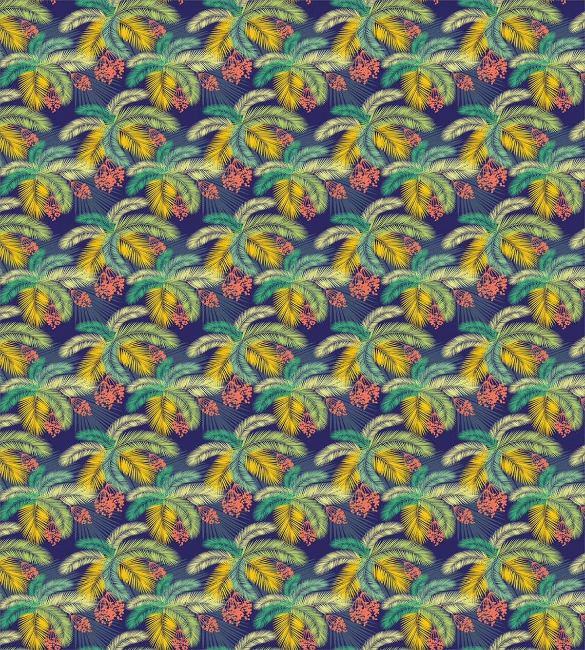Exotic Aloha Palm Leaves — Pattern