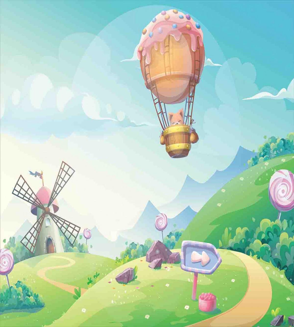 Candy Houses and Lollipop — Pattern