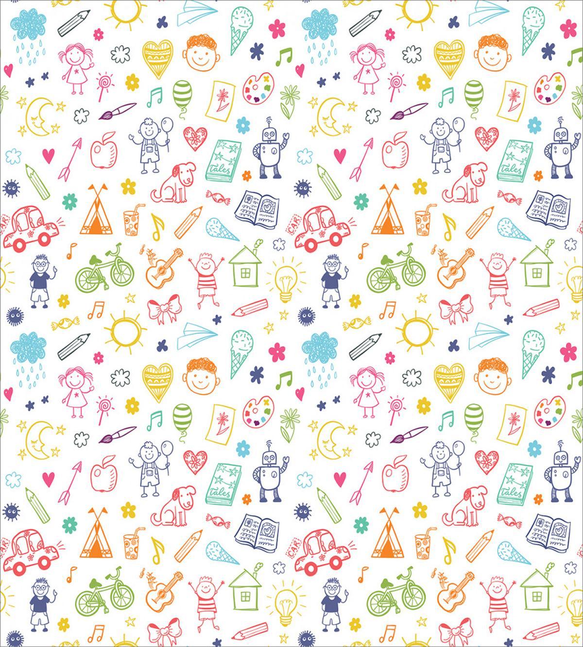Childlike Drawing — Pattern