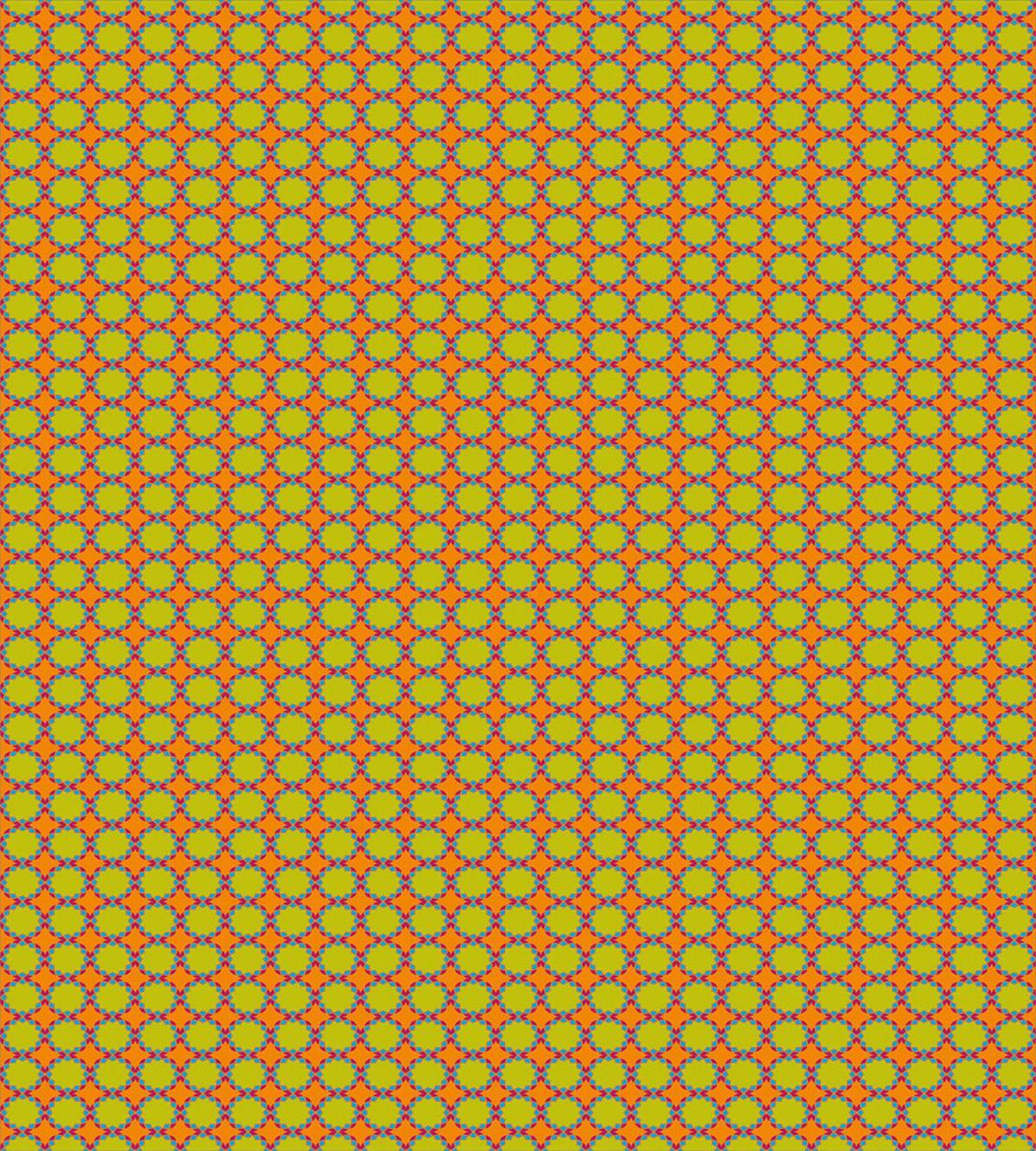 Vibrant Floral Rounds Art — Pattern