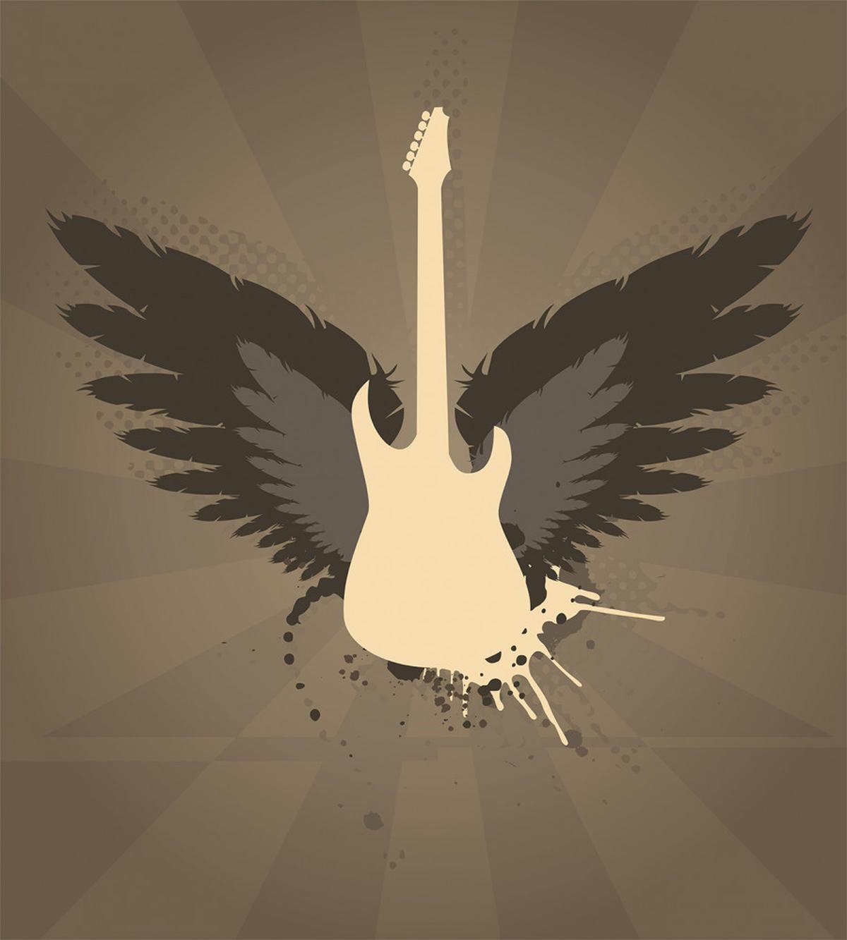 Rock Talent Wings Guitar — Pattern