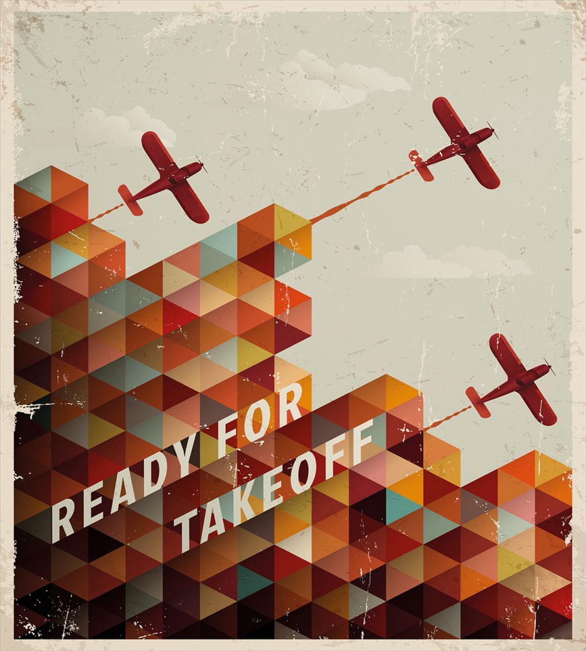 Geometric Aged — Pattern
