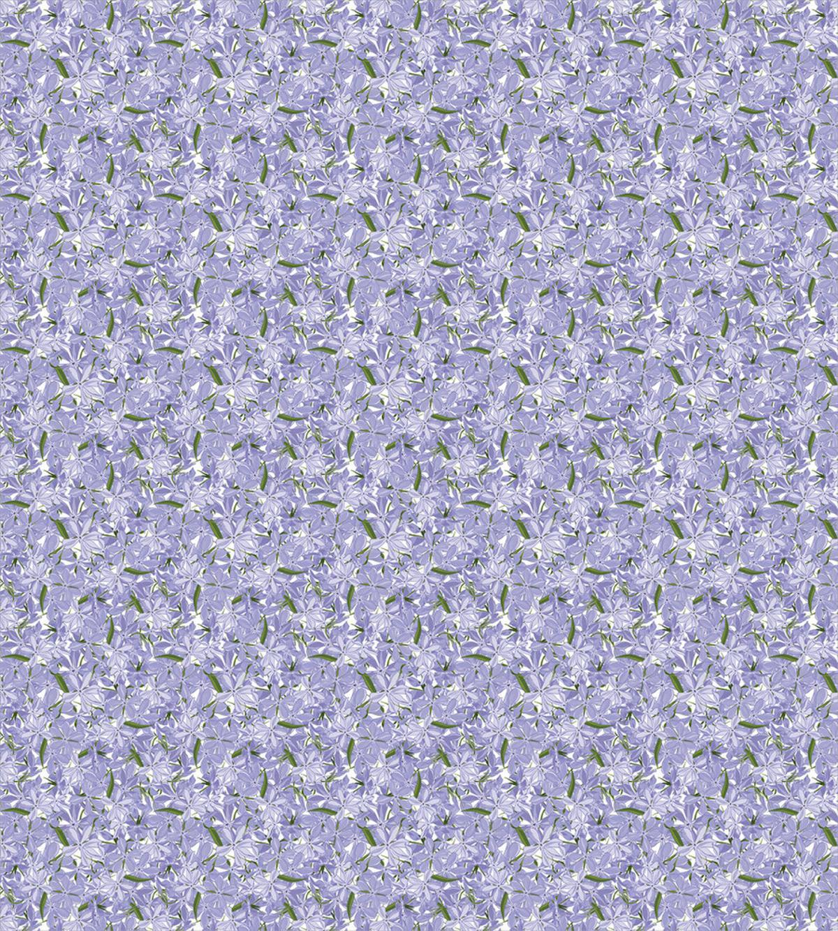 Phlox Divaricata and Leaves — Pattern