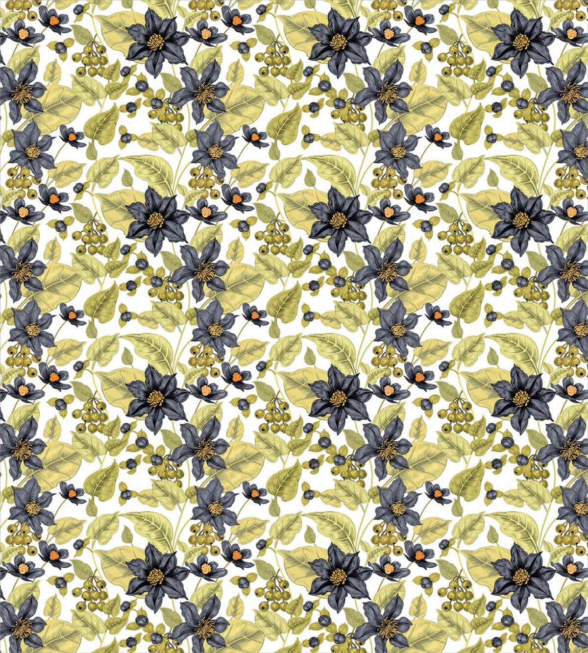 Victorian Style Clematis — Pattern