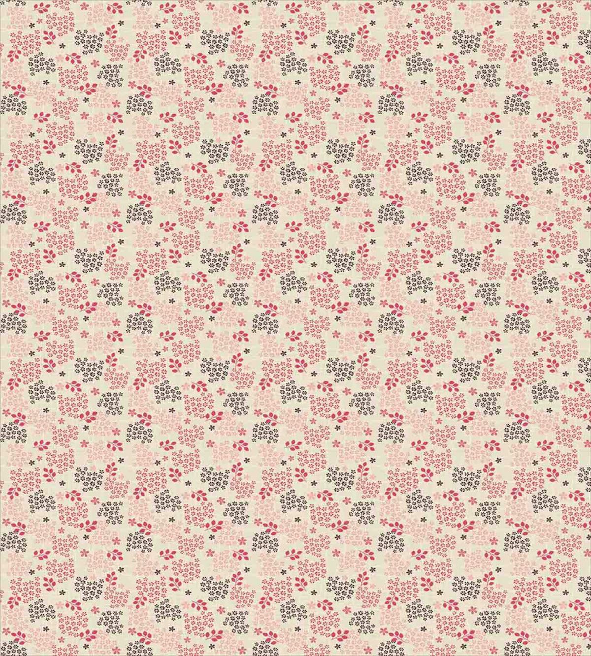 Pastel Flowers Leaves — Pattern