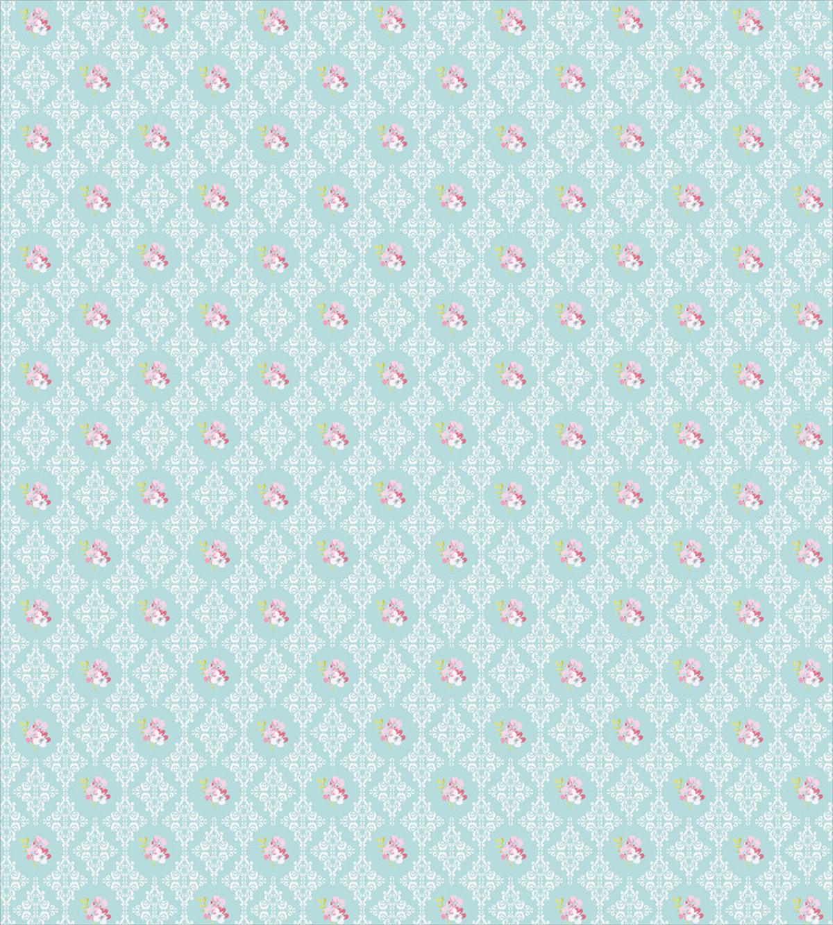 Intricate Pastel Flowers — Pattern