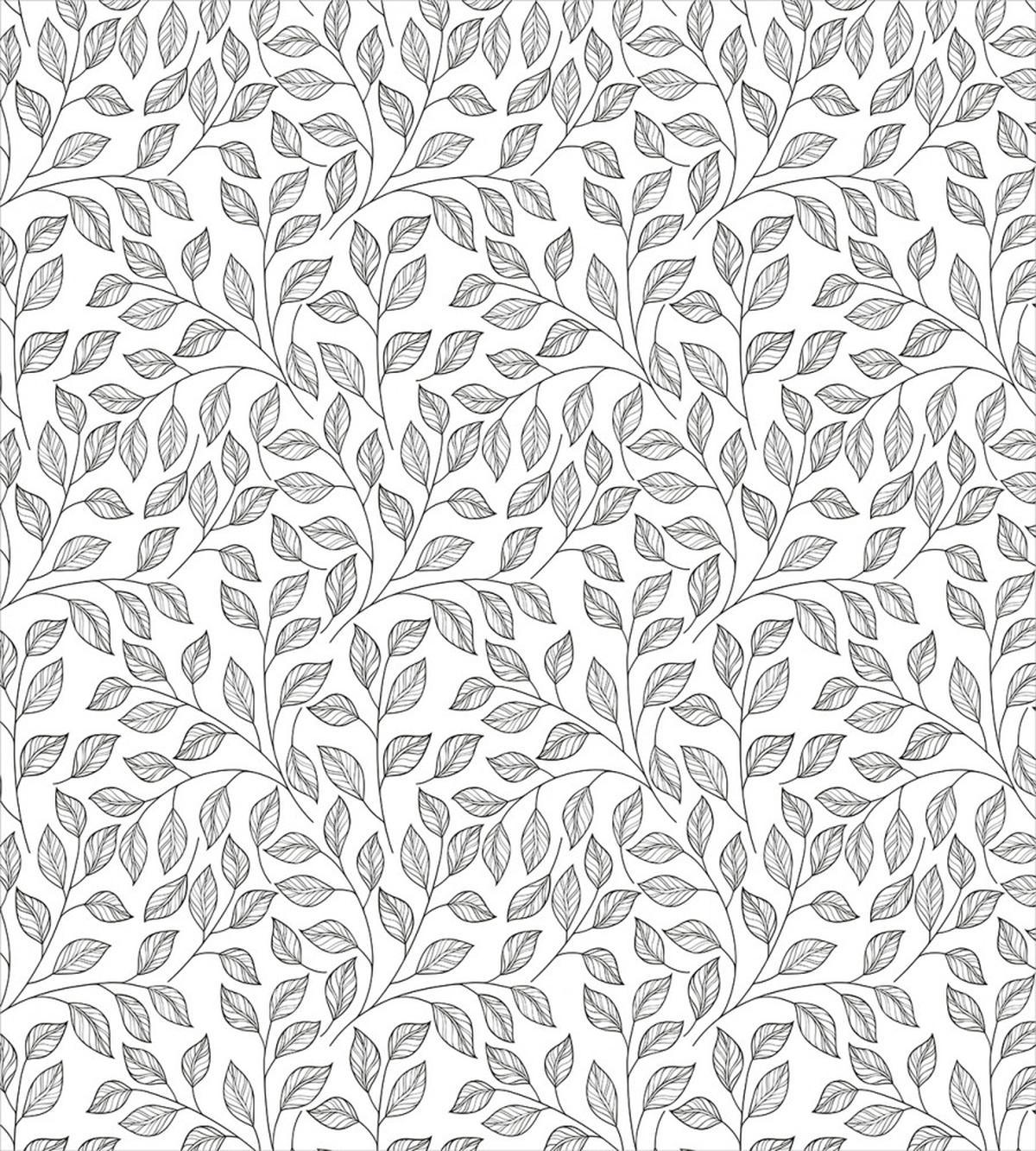 Monochrome Floral Rustic — Pattern